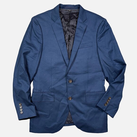 J.Crew Navy Blue Vitale Barberis Canonico Wool Men's Ludlow Blazer Size 36S - Picture 1 of 8